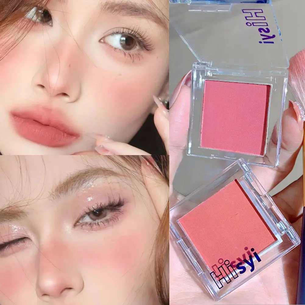 

6 Colors Monochrome Blush Palette Rose Cheek Tint Blusher Powder Cosmetics Rouge Face Palette Shadow Makeup Nude Contour Ma B2N7