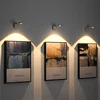 LED Motion Sensor Light Night Light Usb Rechargeable Wall Lamp for Lighting Paintings Pictures Mural Living Room Bedroom Kitchen 1