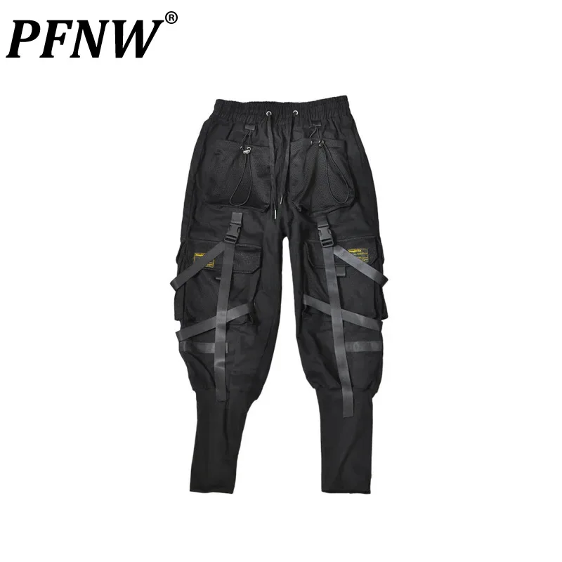 

PFNW Men's Tide Cargo Pants Autumn New Darkwear Fashion High Street Casual Leggings Niche Design Overalls Punk Techwear 12A3272