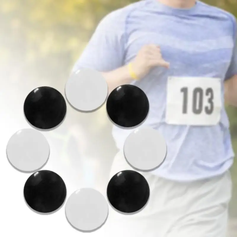 X7JD 8Pcs Marathons Race Number Race Bib Holders Running Fix Clips Buckle