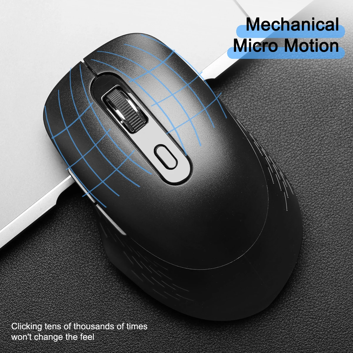 Wireless Mouse 2.4GHz Optical Gaming Mouse Portable Office with USB Receiver Gamer Computer Mice 1600DPI for PC Laptop Mac