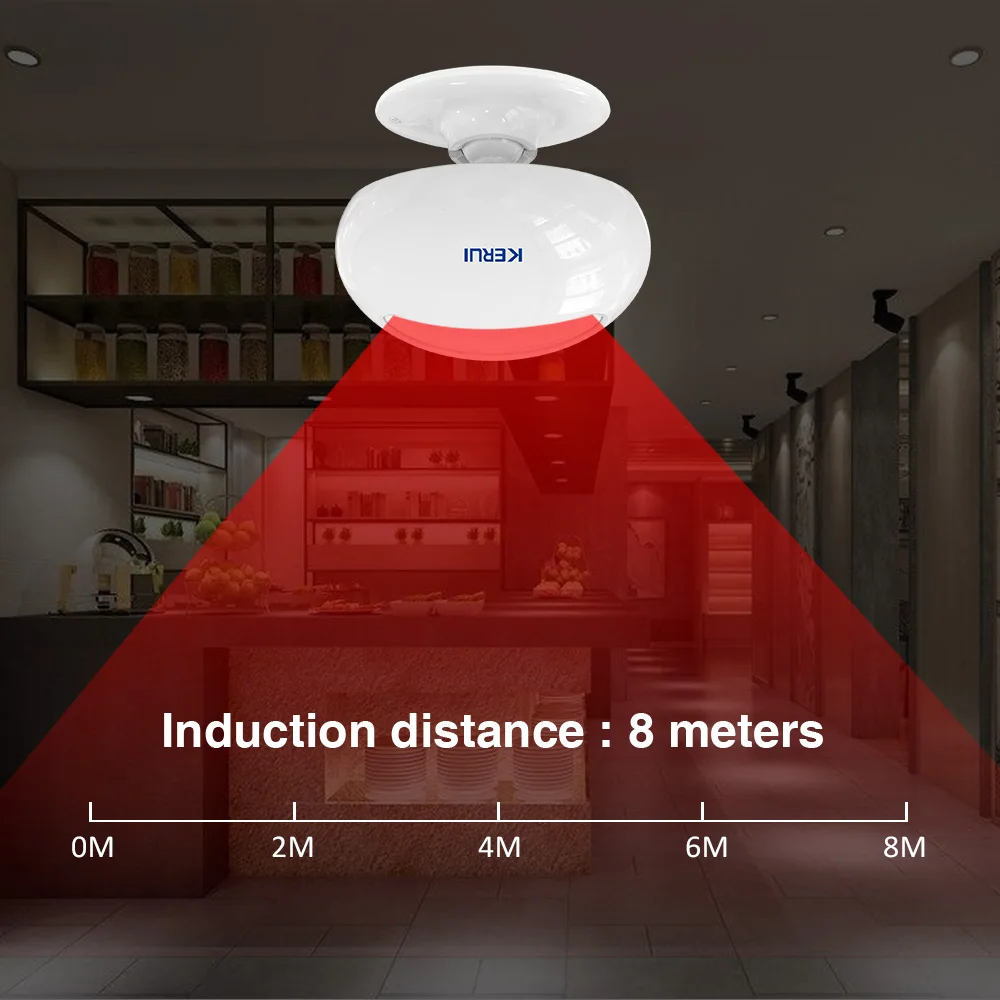 Wireless Welcome Chime Bell PIR Motion Sensor Alarm 19 Songs Smart Home Security