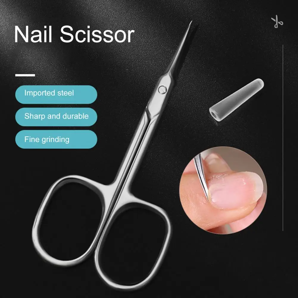

Nail Scissors High Precision Remove Cuticle Rust-Proof Steel Cutters Manicure Professional Pliers Tool for Adult