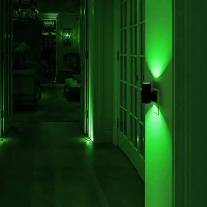 LED Night Light Dusk to Dawn Sensor Dimmable RGB Night Lamp Smart Remote Control Plug-in Wall Ambient Light Home Decoration