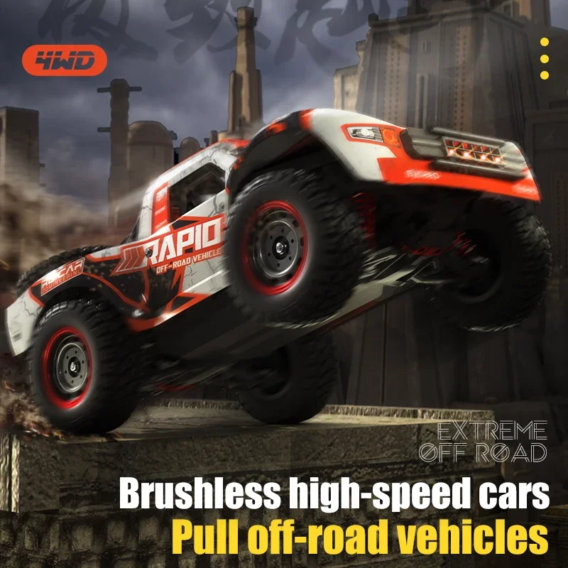 Q130 RC Car Off-Road SUV 70KM/H High Speed Climbing Light Racing Drift Remote Control Eletric Cars Toys for Boys Christmas Gifts