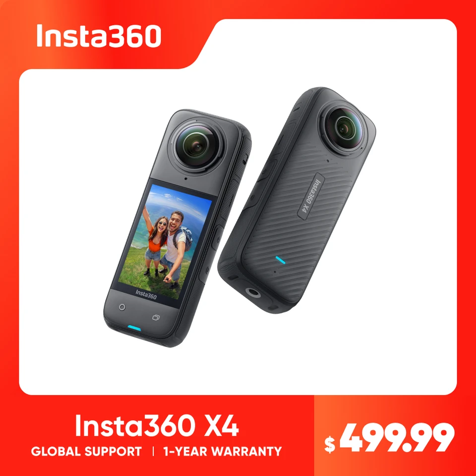insta360 - 【汪森】新品 Insta360 X4 防水 360度 アクションカメラ Insta360 X4 国内正規品 アクションカメラ 防水 360度 インスタ