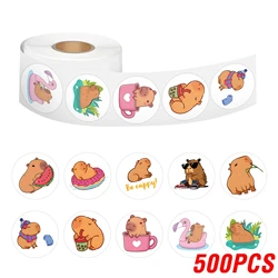 Cute Plump Capybara Cartoon Animal Stickers Pack (QY2577 - 500pcs)