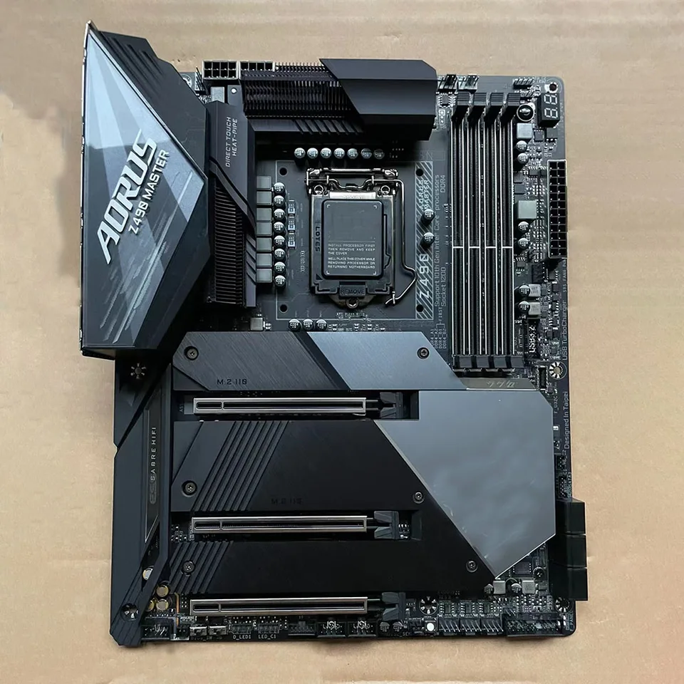 Z490 AORUS MASTER motherboard 10th gen i9i7i5i3 DDR4 6XSATA