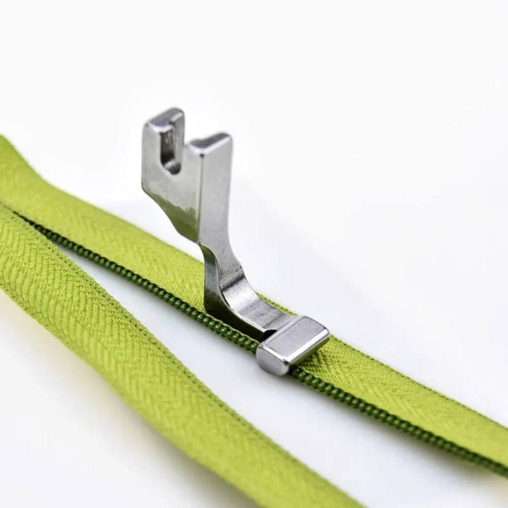 Steel Unilateral Invisible Zipper Presser Foot for Sewing Machines