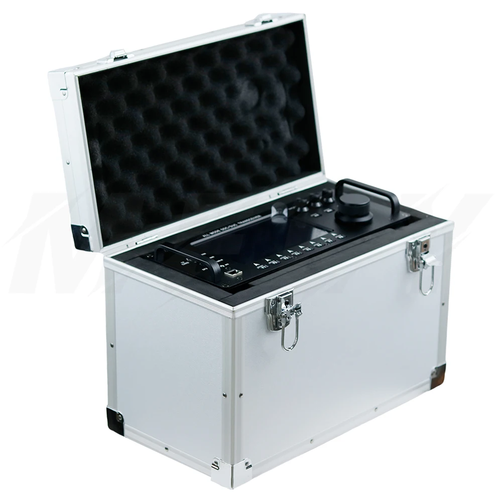 100W HF+UV All Mode DDC/DUC Transceiver Mobile Radio SDR Transceiver with 7" Tou