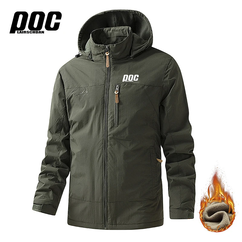 Men Winter Cycling Downhill Jacket Bike Road Windproof Warm MTB Waterproof Mountain Raincoat