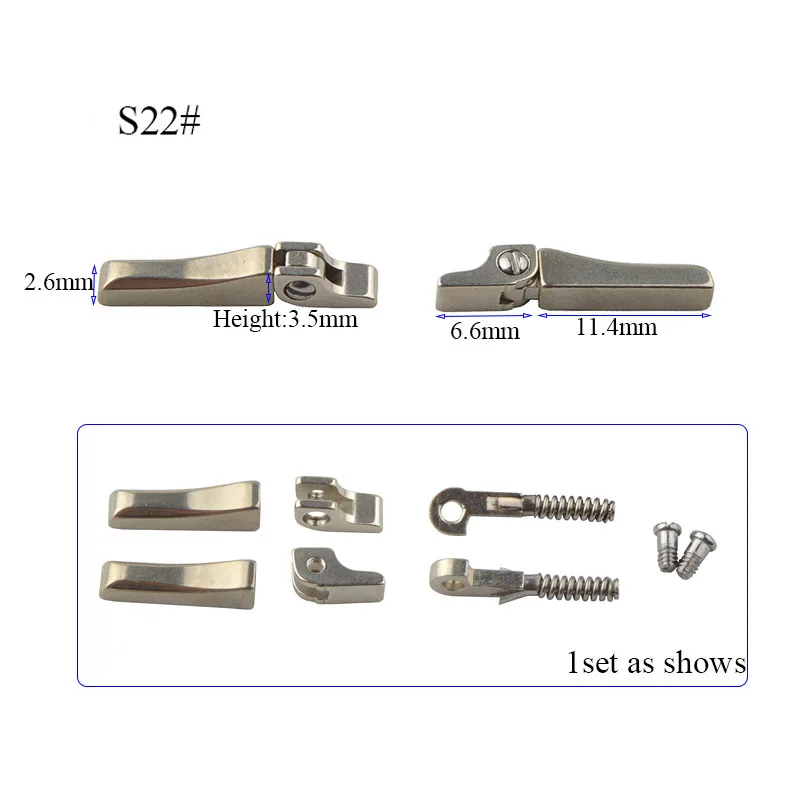 10세트 안경 스프링 힌지 케이스 안경 플렉스 힌지 깨진 스프링 교체 부품