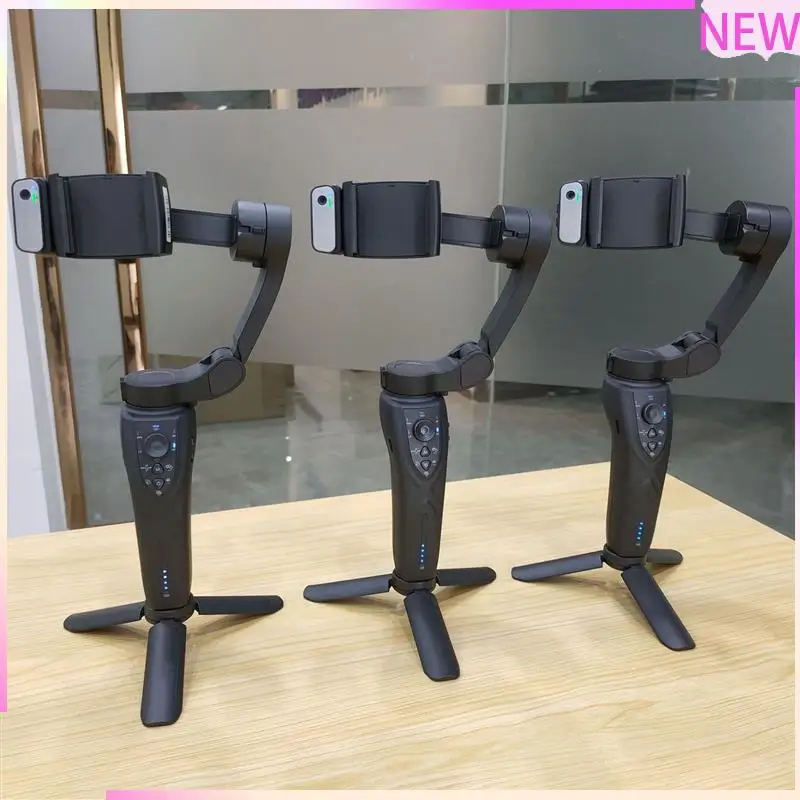 B27B F12 3축 핸드헬드 짐벌 스마트폰 스테빌라이저 휴대폰 셀카봉 (폰 브이로그용, 흔들림 방지 비디오 녹화)