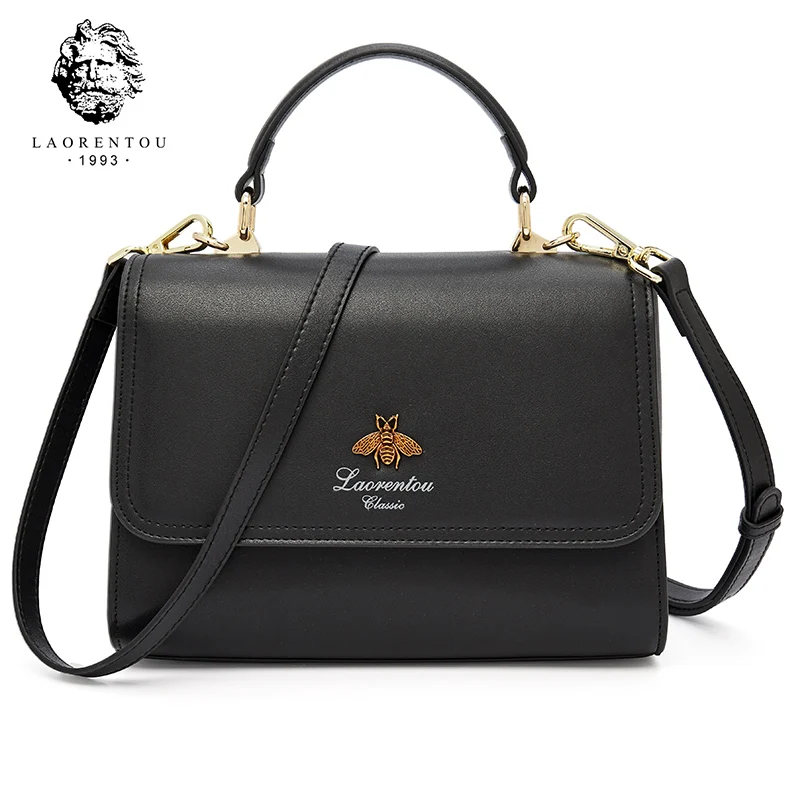 

Сумка на плечо LAORENTOU Женская, повседневная сумочка кросс-боди, модный саквояж из спилка с ручками сверху, в стиле ретро, подарок на день матери