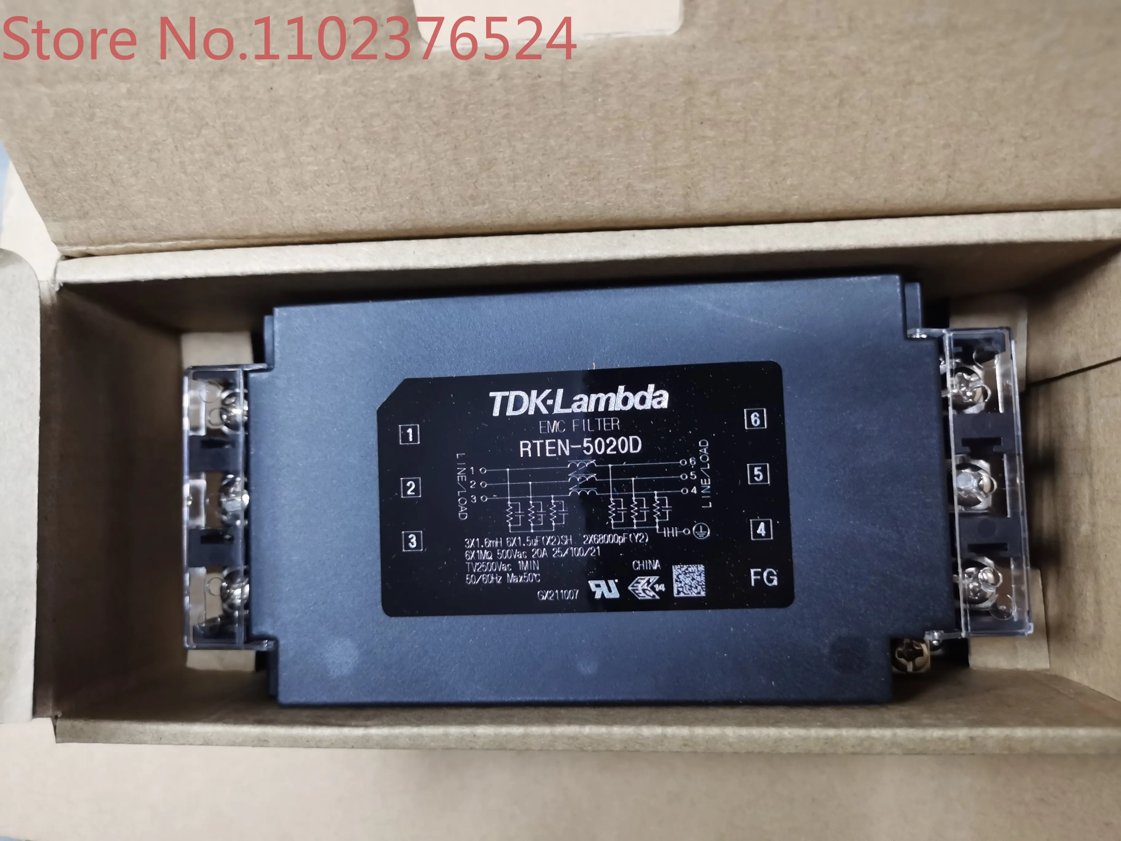 

RTEN-5020D TDK-LAMBDA трехфазный фильтр