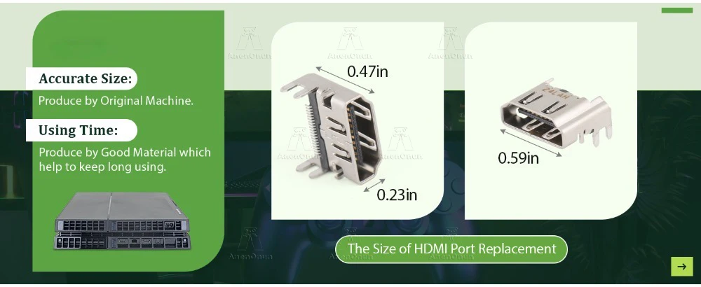 Original HDMI-Anschluss für PS4 Ersatz-Reparaturteil Premium HDMI Display Socket Jack Interface Connector PS4 Konsolenzubehör – Detail 4