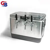 GB1110113 Hot Selling Single 304 Stainless Steel 30L Two Taps Beer Cooling Jockey Box 2