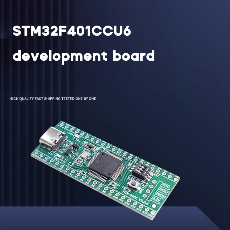 

Плата разработчика минимальной системы STM32F401CCU6, STM32F4 64 КБ ОЗУ 256 Кб ПЗУ, обучающая плата, модуль, встроенный мигающий