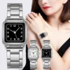 Women's Watches Fashion Square Watch Alloy Strap Luxury Ladies Quartz Wristwatches Female Clock Gift relogio feminino 1
