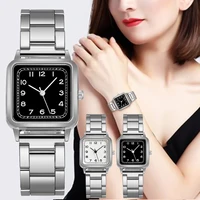 Women's Watches Fashion Square Watch Alloy Strap Luxury Ladies Quartz Wristwatches Female Clock Gift relogio feminino 1