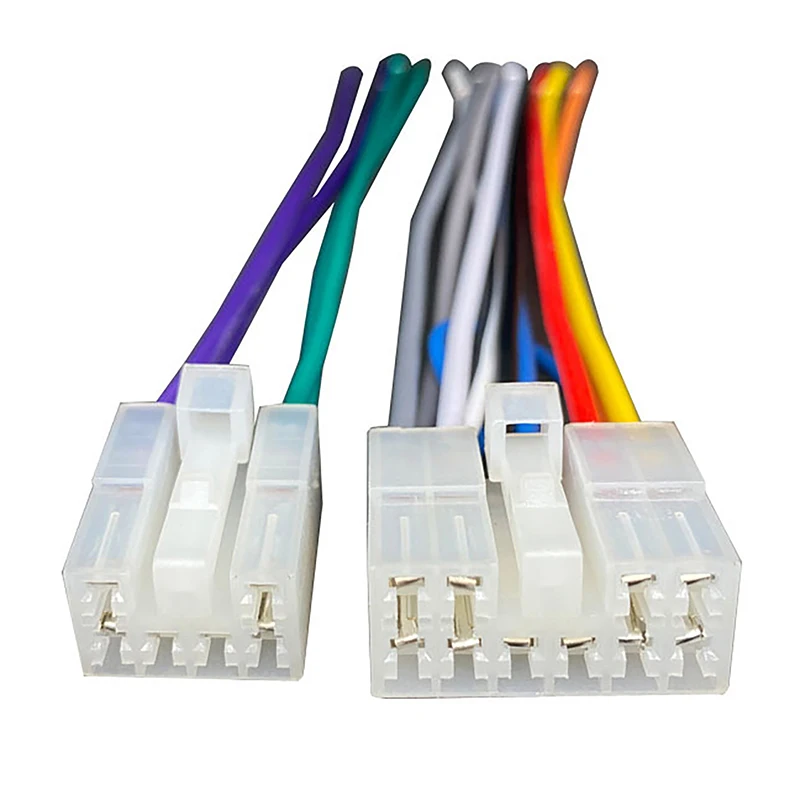 2Pcs Car Radio Stereo CD Player Wiring Harness Cable Installation Kit Toyota Car Accessories Supplies Products