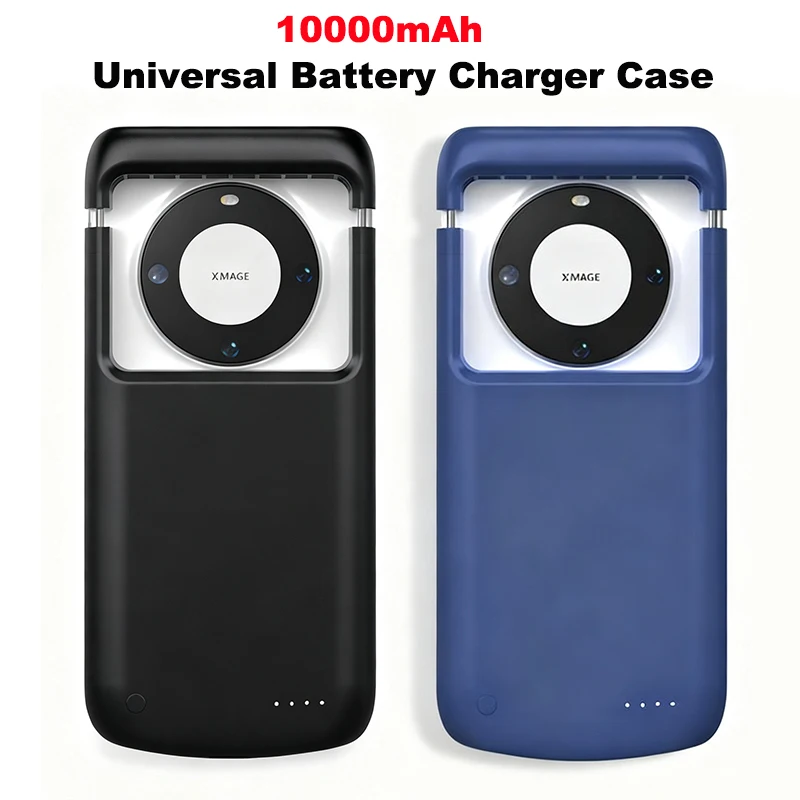 10000mAh Type C Universal Battery Case For Samsung S25 Huawei Xiaomi 3A Fast Charging External Battery Power Bank Charger Case_voghion.com