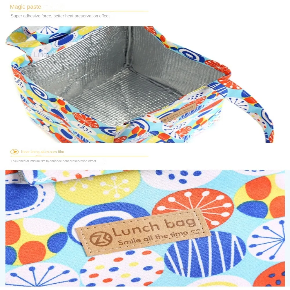 Insulated Oxford Cloth Cooler Bag - Waterproof Lunch and Picnic Tote