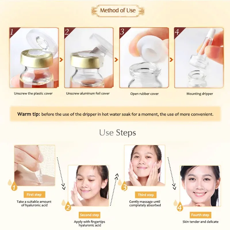 Six Peptides Face Serum 5pcs/10pcs/Lot for Moisturizing Facial Essence Skin Care Peptide Face Liquid 4