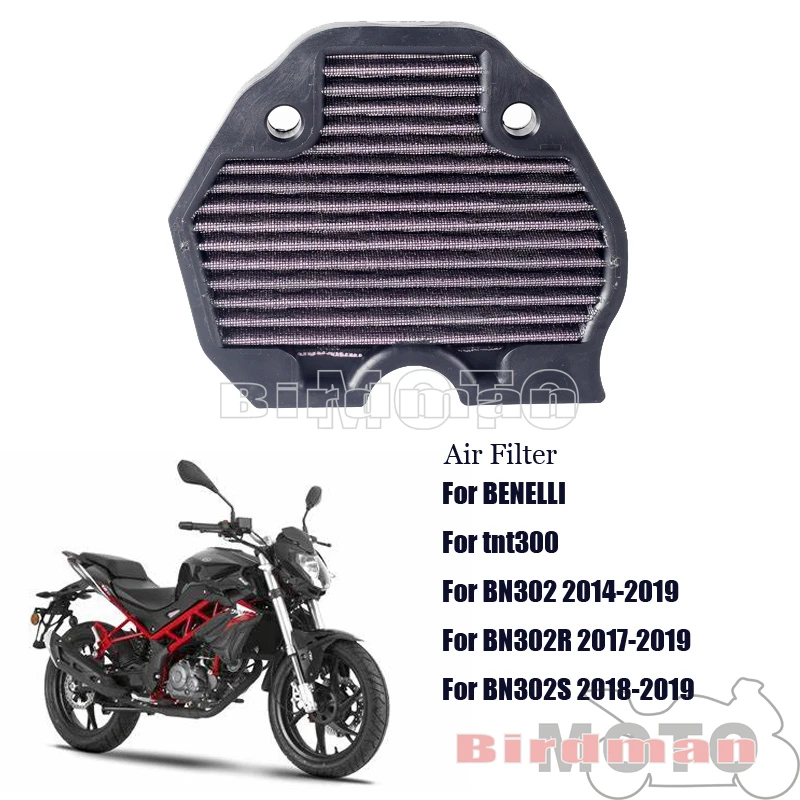 

Air Filters Systems Intake For BENELLI BN302 BN 302 2014-2019 BN302S 2018 2019 BN302R 2017-2019 BN 302 S BN 302 R 302S 302R