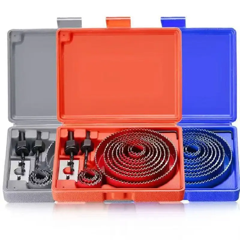 Juego De 11 SierraS Perforadoras ZONADAH - Tamaños De 19 Mm A 64 Mm, Para Paneles De Yeso, Madera, PVC, Con Caja De Herramientas