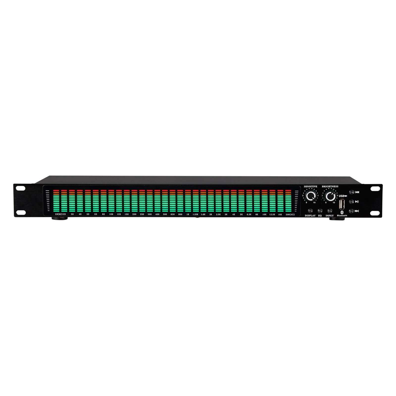 MSD100T-SA リサージュ/スペクトラム/VU 2025 new rack-mounted 1U digital spectrum analyzer Bluetooth