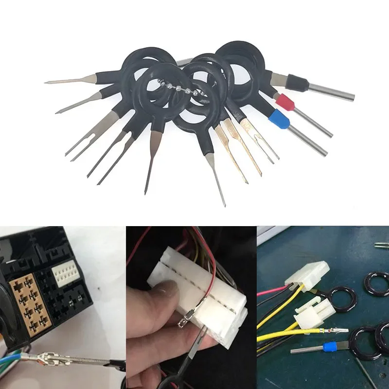 Automotive Wire Terminal Removal Tool Kit 11pcs Set for Car
