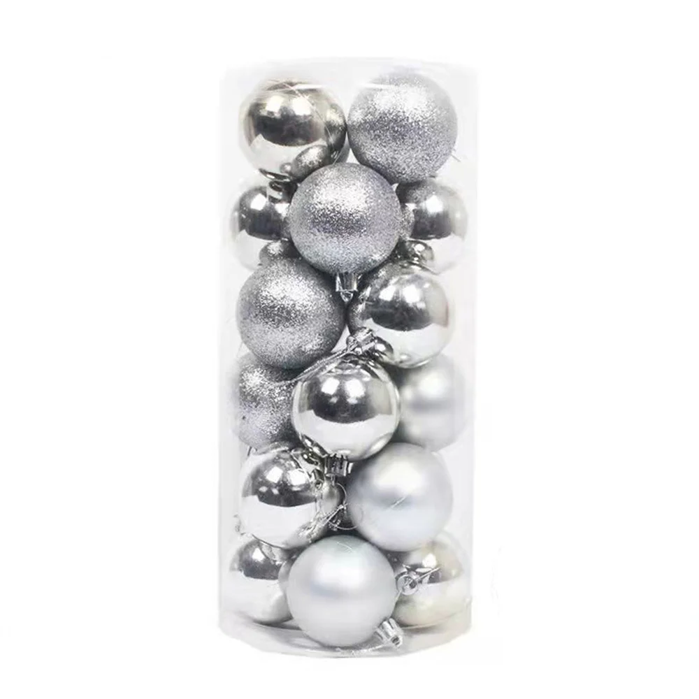 Description Picture 5 of itemChristmas Balls Shatterproof Unbreakable 6/4/3cm Plastic Balls Baubles Bulk Christmas Ornaments Set For Tree Decorations Festive