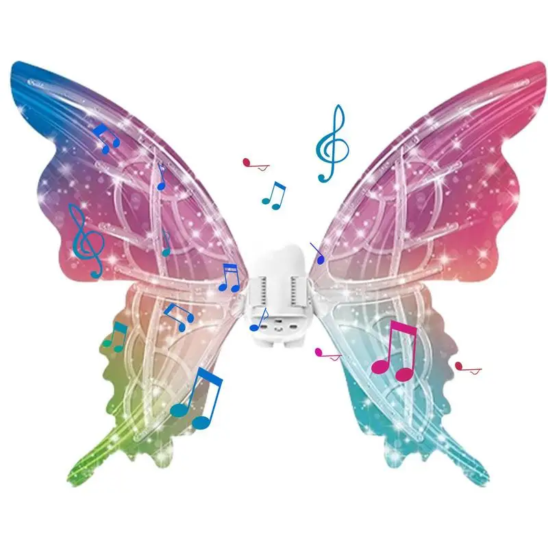 

Fairy Wings LED Light Electric Kid's LED Costume Wings Elastic Strap Design Costume Props For Theme Party Summer Camp Halloween