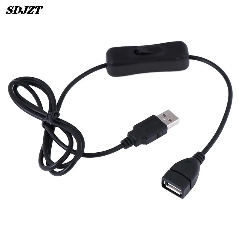 전자 날짜 변환 USB 케이블 수-암 스위치 온 오프 케이블 토글, LED 램프..