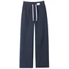 Winter Lamb Wool Wide Leg Pants Women's Sweatpants Coldproof Thick Velvet Windproof Keep Warm Cotton Corduroy Straight Leg Pants 6