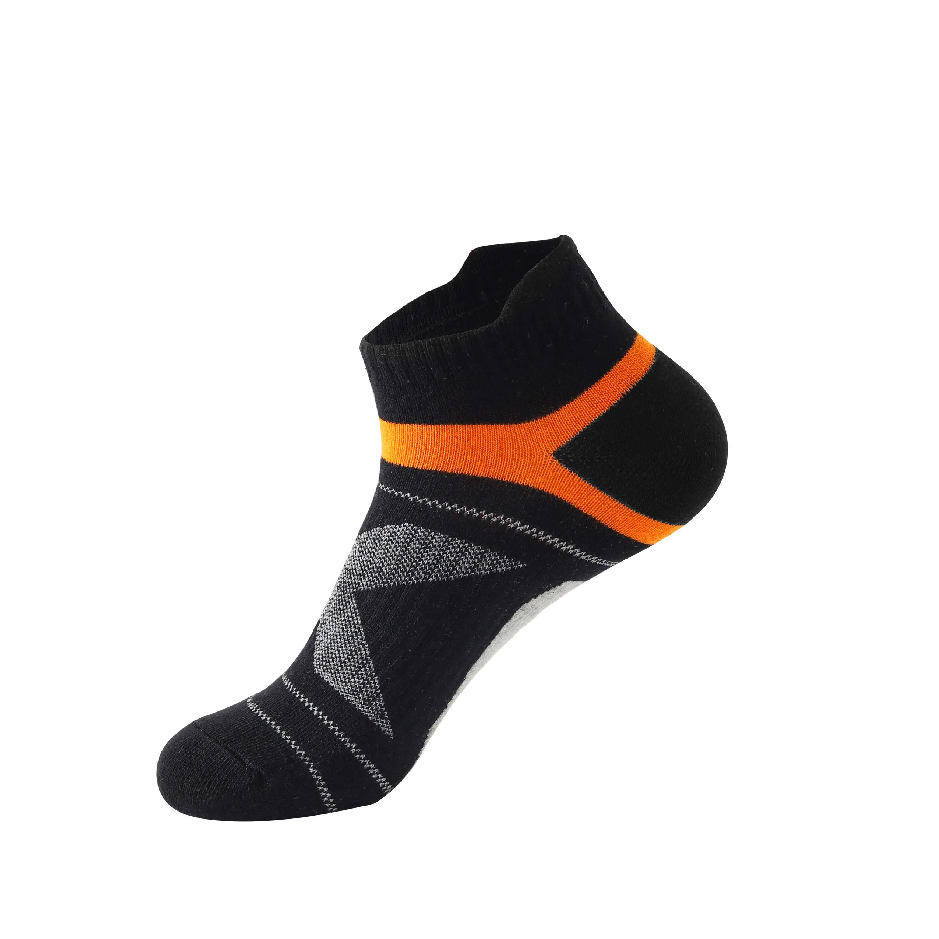 Men's Sports Socks | 5 Pairs Cotton Sweat Wicking Running & Basketball Training Socks