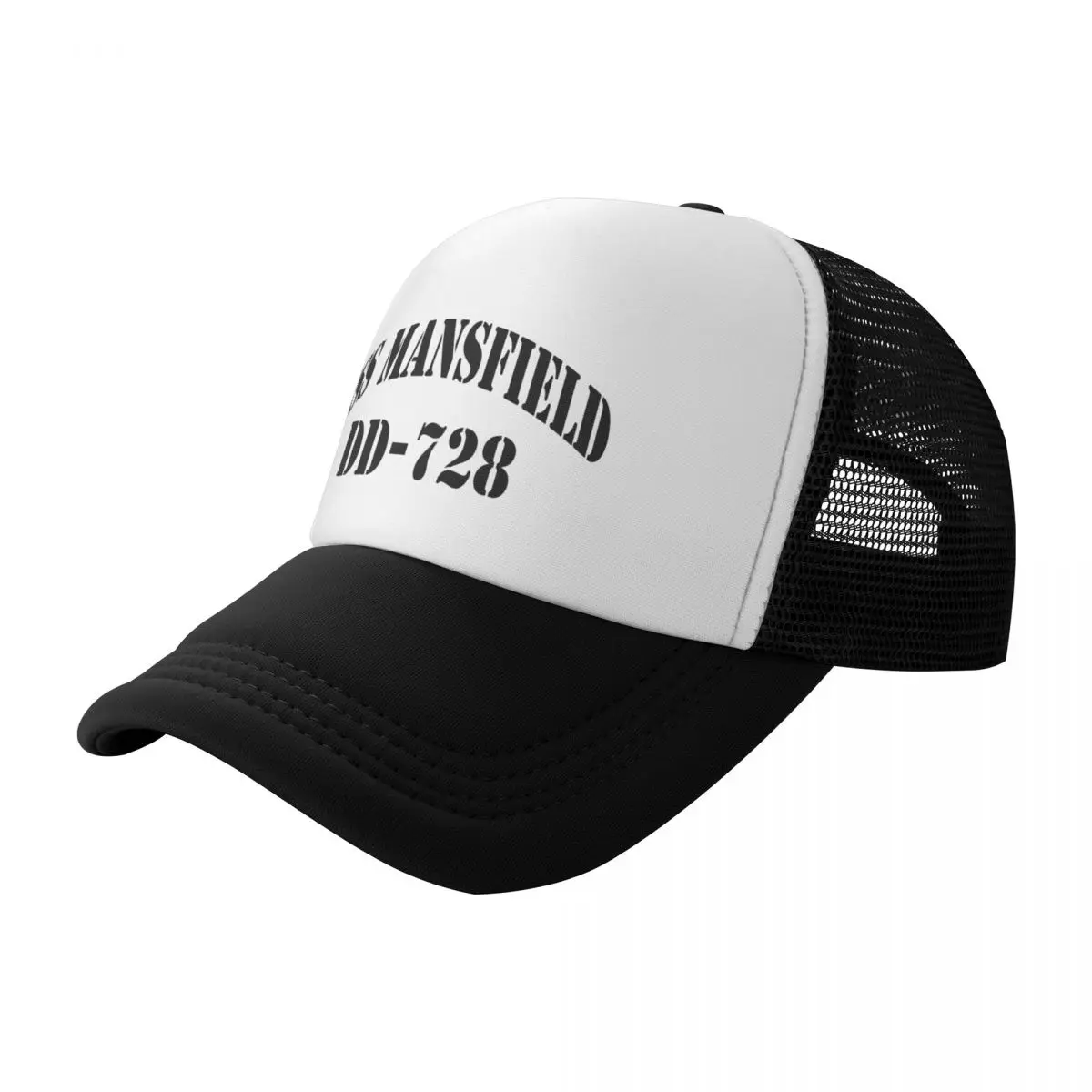 

USS MANSFIELD (DD-728) SHIP'S STORE Baseball Cap Fishing cap Sunscreen Hat Man Luxury Golf Hat Man Elegant Women's Hats Men's