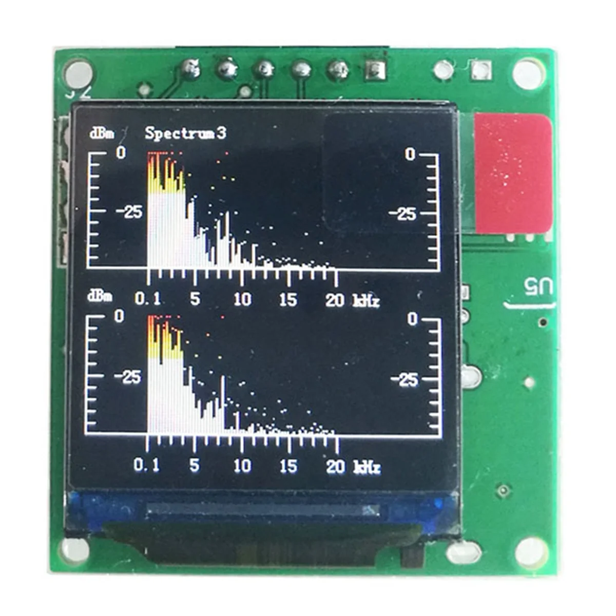 

Music Spectrum Display Analyzer 1.3 inch LCD MP3 Power Amplifier Audio Level Indicator Rhythm Balanced VU METER Module