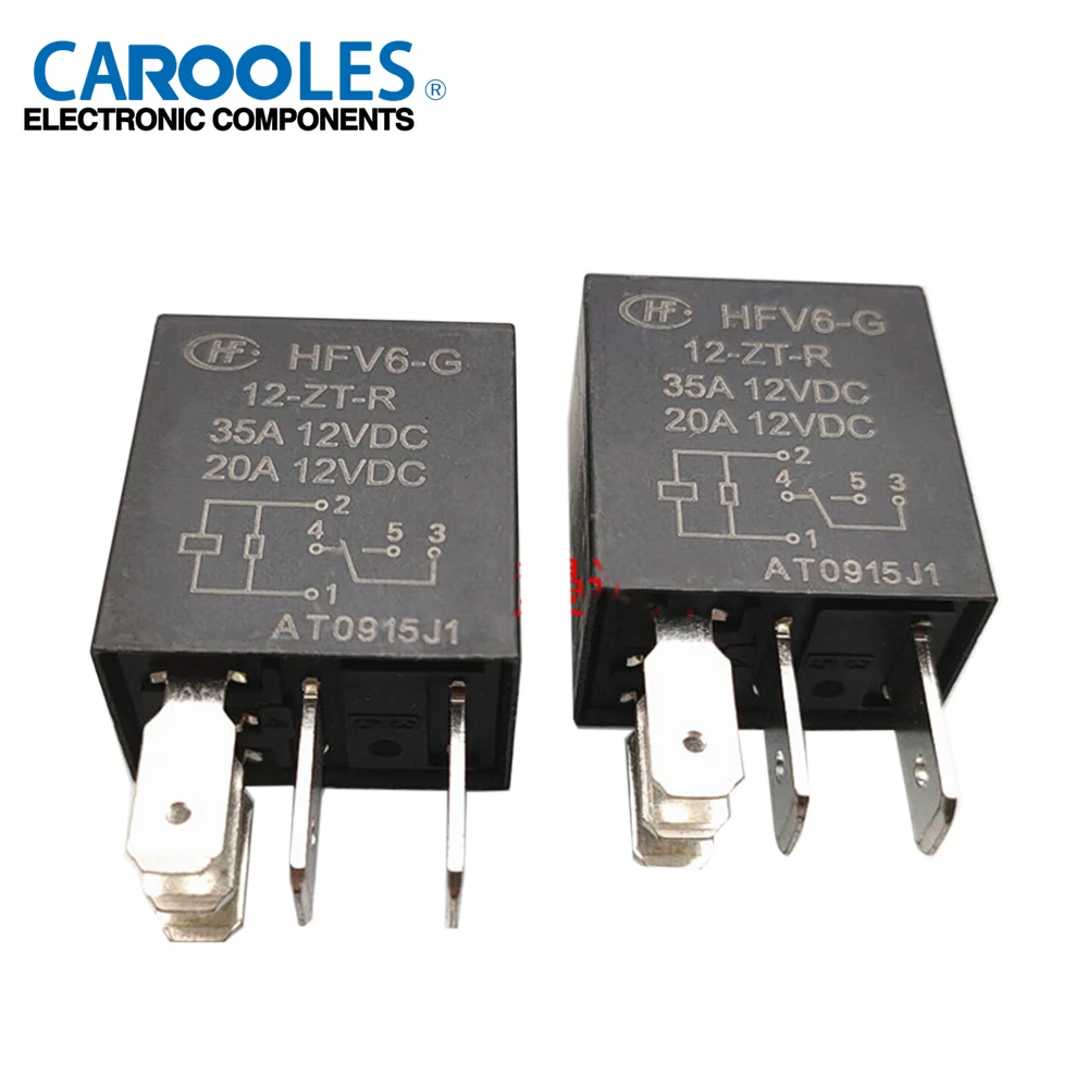 

5PCS New Relay HFV6-G 12-ZT-R 12VDC 35A/20A DC12V 5pin (Good Quality)