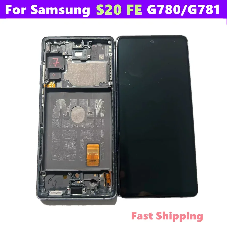 Amoled S20 Fe Lcd Per Samsung S20 Fe S20 Fan Edition Display Touch Digitizer Assembly Per S20 Fe 5G Sm-G780F Sm-G781B Lcd