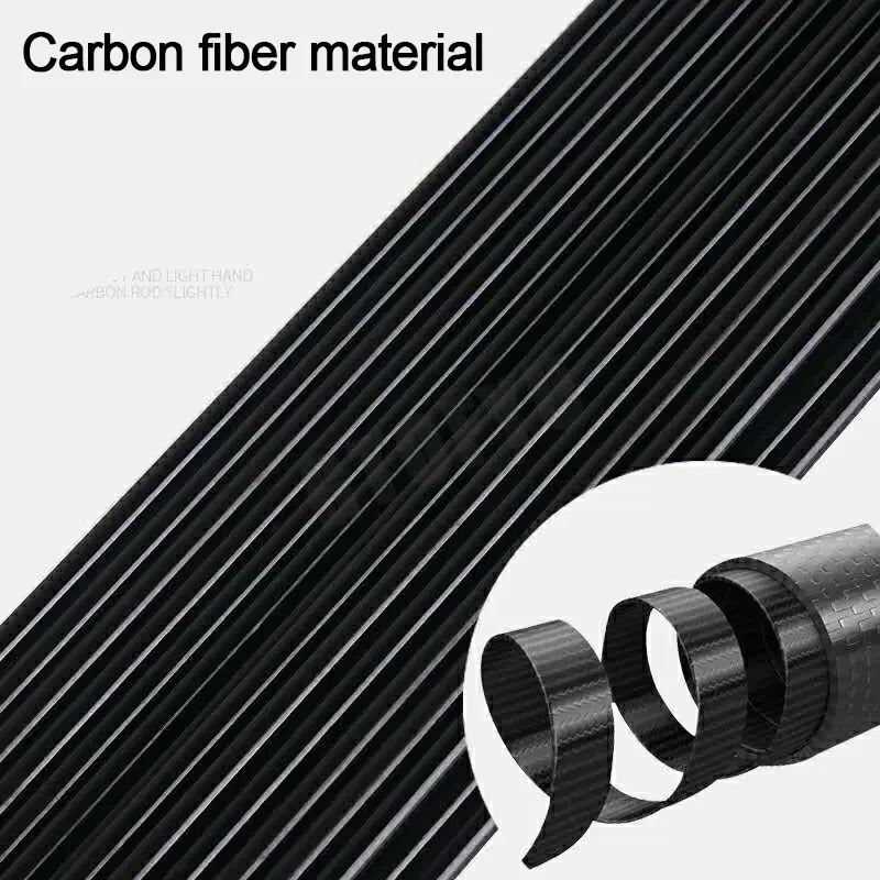 Fishing rod tip Spare sections taiwan fishing rod full size hollow carbon Accessories 2.7mm-7.7mm 5 pieces 100cm 1M sturdy