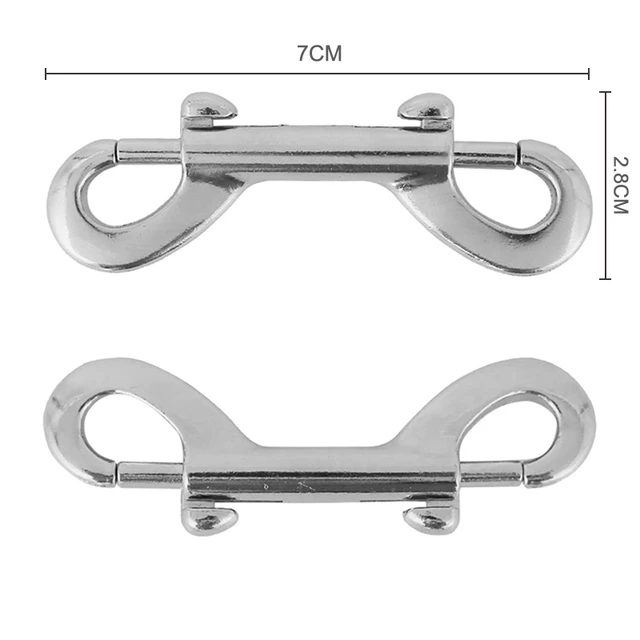 Double Ended Bolt Snap Hooks Heavy Duty Trigger Chain Marine Grade Metal  Clips for Farm Use