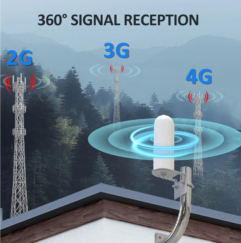 Lintratek 5 밴드 셀룰러 증폭기, 2G 3G 4G LTE 리피터, B28 700 850 800 900 1800 2100, 2600 Mhz 모바일 네트워크 신호 부스터
