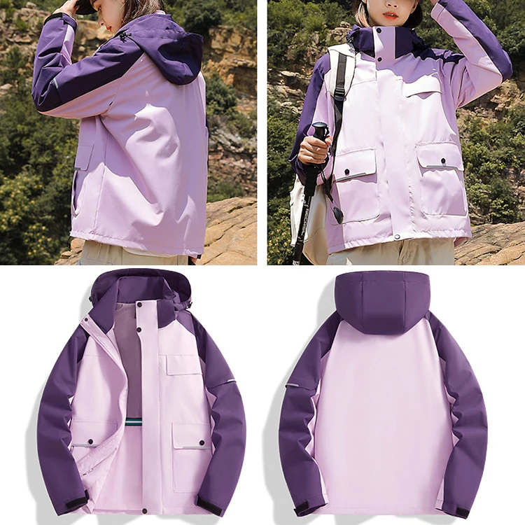 130 كجم حجم كبير معطف المرأة سترة خارجية مقاوم للم...