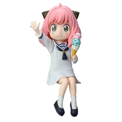 Anya Forger Spy Family Anime PVC Figure - Cute Collectible Desk Decoration Toy Gift for Fans (01)