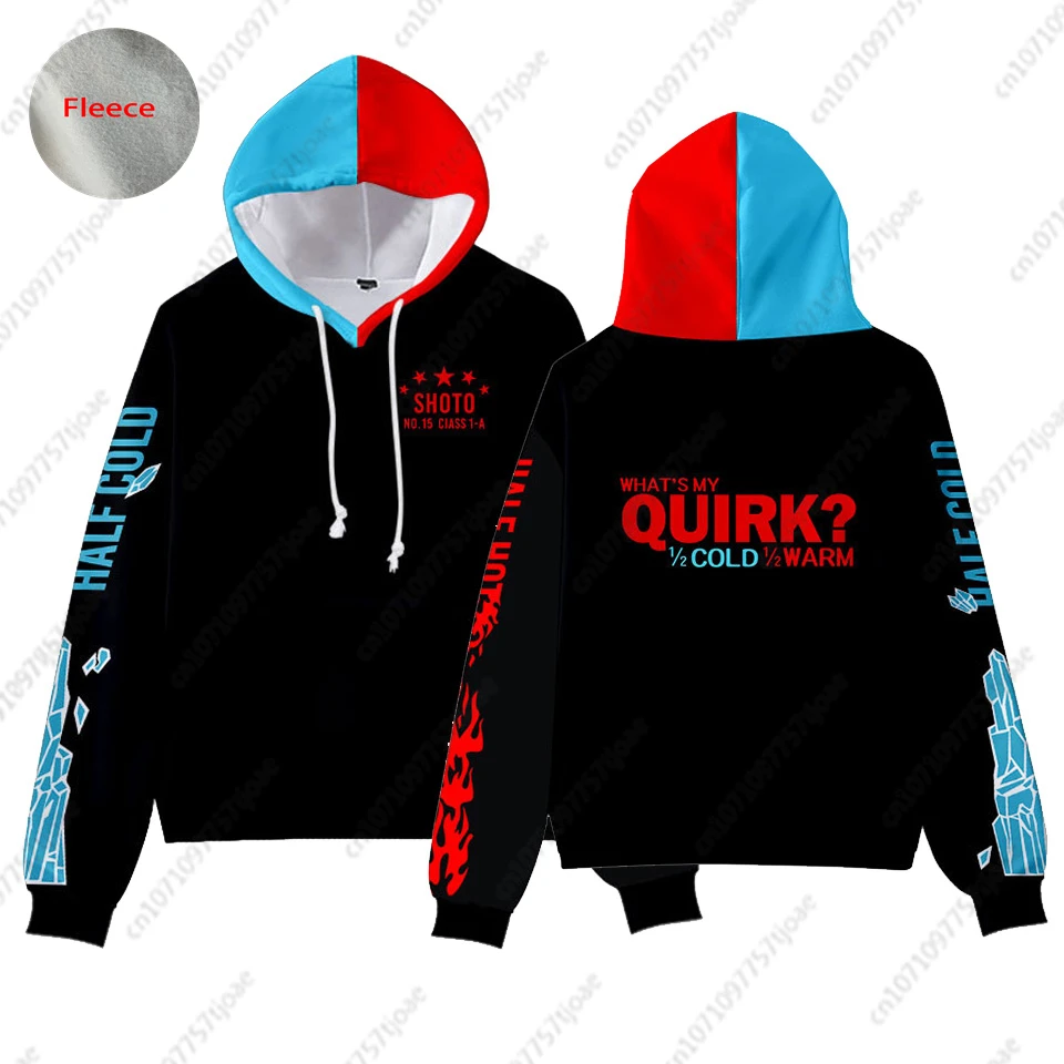 

2023 Hot Anime Boku No Hero Academia Boys Girls Autumn Hoodies Men's My Hero Academia 3D Print Sweatshirts Cosplay Deku Pullover