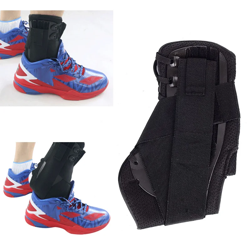 Ankle Brace Support Stabilizer Sports Football Compression Adjustable Lace Up Ankle Socks Protector Orthosis football socks ankle socks ankle support compression socks ankle straps fitness ankle straps ankle support brace ankle wrist cuffs