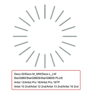 XP-Pen 교체용 펠트 펜촉, P06 PH02 PH03 PH02-D PH20B PH10B, 아티스트 12 2 차 아티스트 프로 16 용 펜촉 20 개