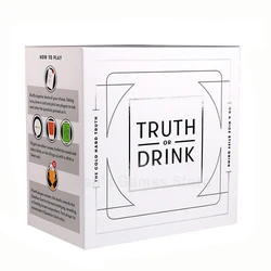 Truth Or Drink Adults Board Games Drinking Game 3-8 Players